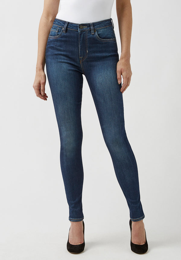 Jeans for Women Womens Autumn And Winter Slim Shape Small Leg Pants Jeans  Womens Jeans Dark Blue XXL - Walmart.com
